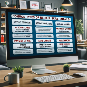 Common Types of Netflix Scam Emails